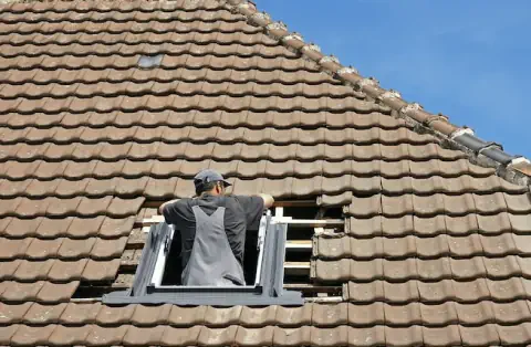 Pose de velux - Lanfains